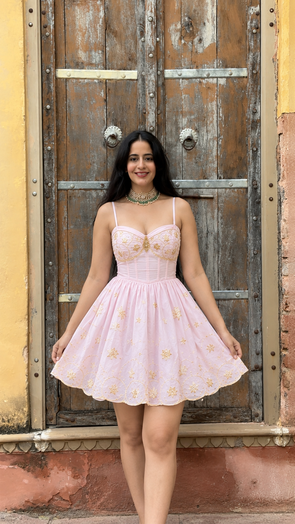 Gulabi Gotta Work Corset Dress