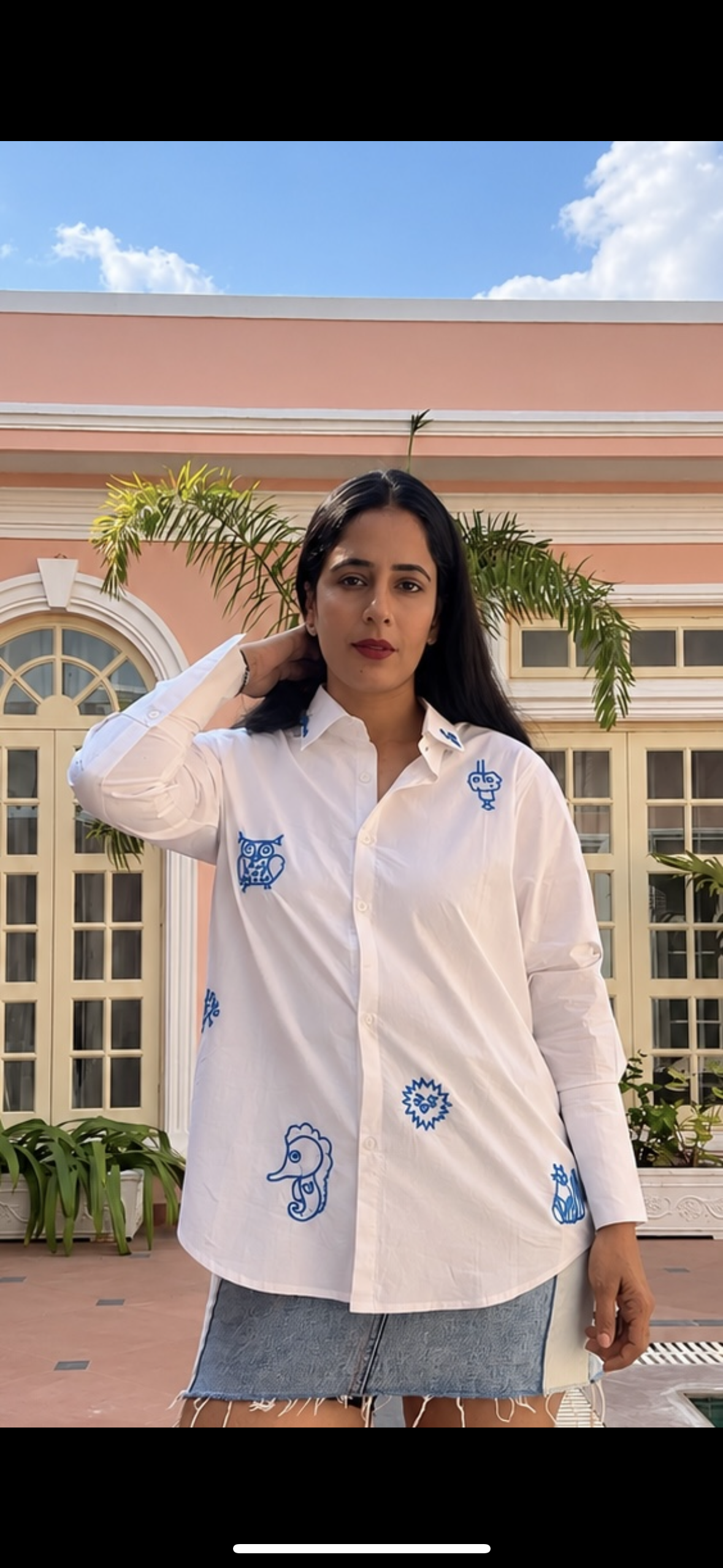 Seema Handembroidered Shirt