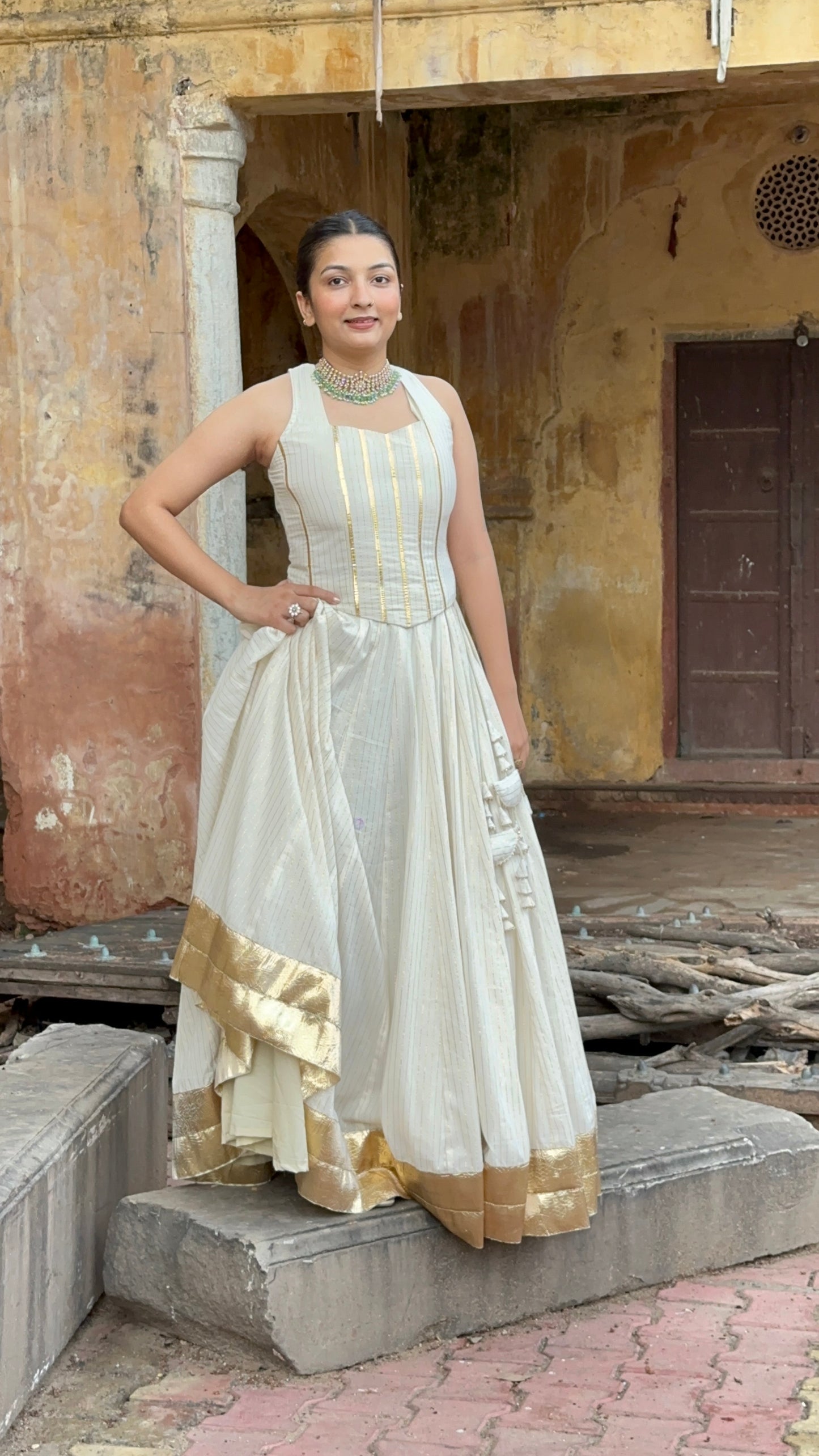 Chanda Corset Lehenga Set