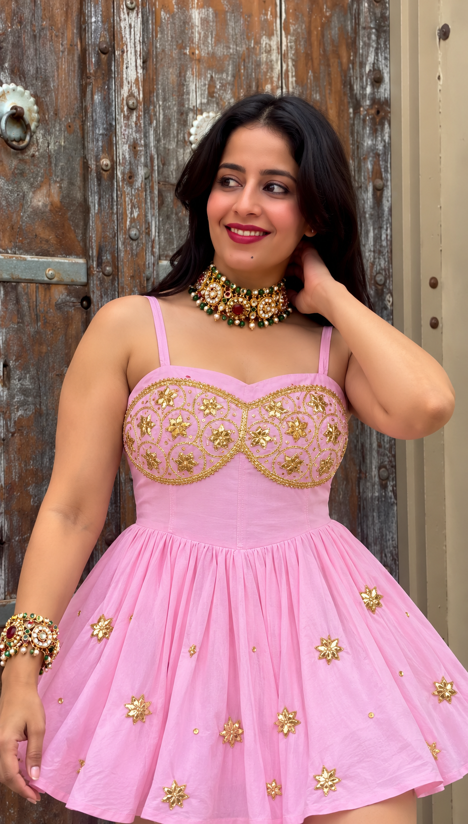 Gulabi Gotta Work Corset Dress