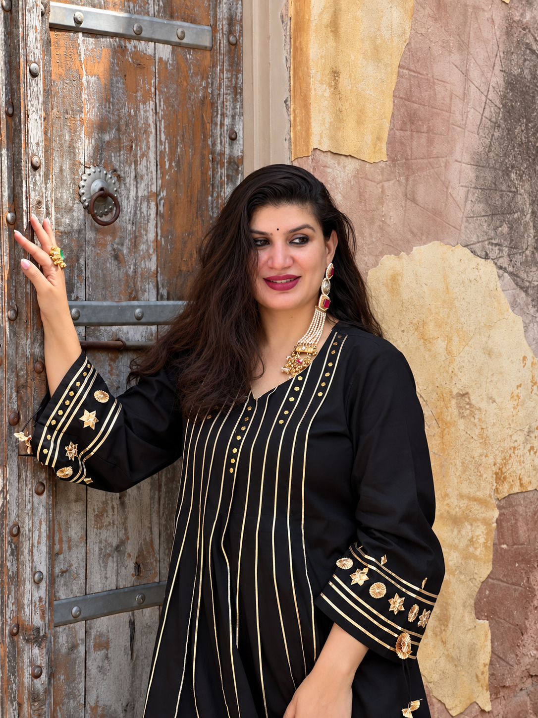 Seerat Black Kurta set