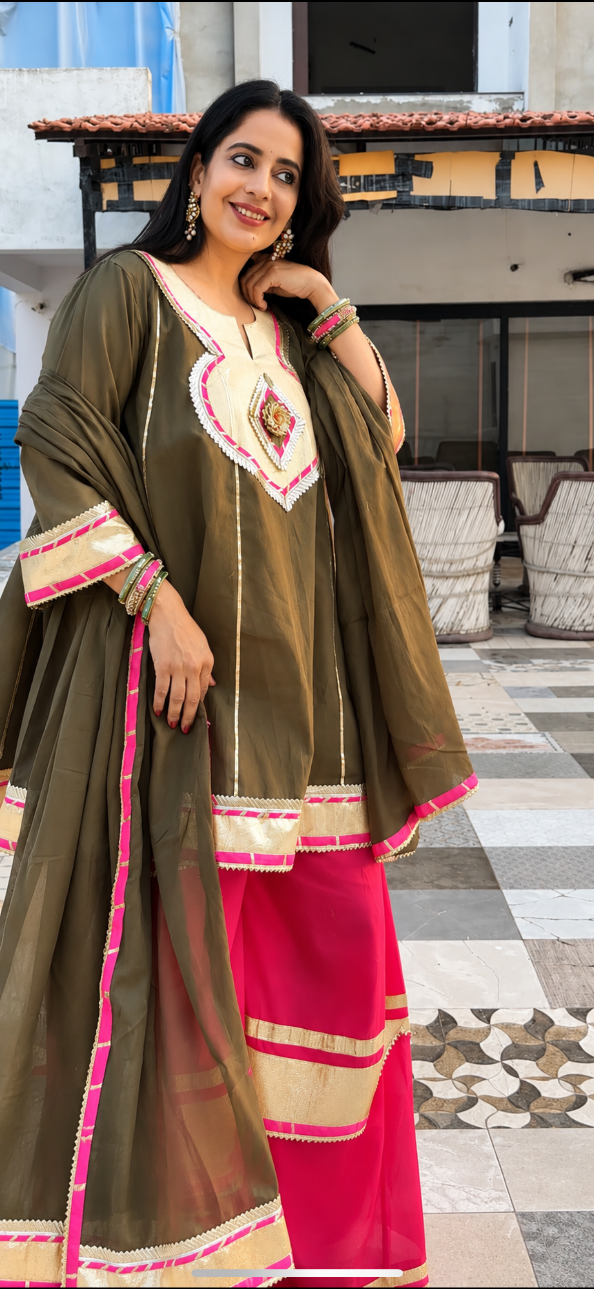 Paro Farsi Salwar Kurta Set Of 3