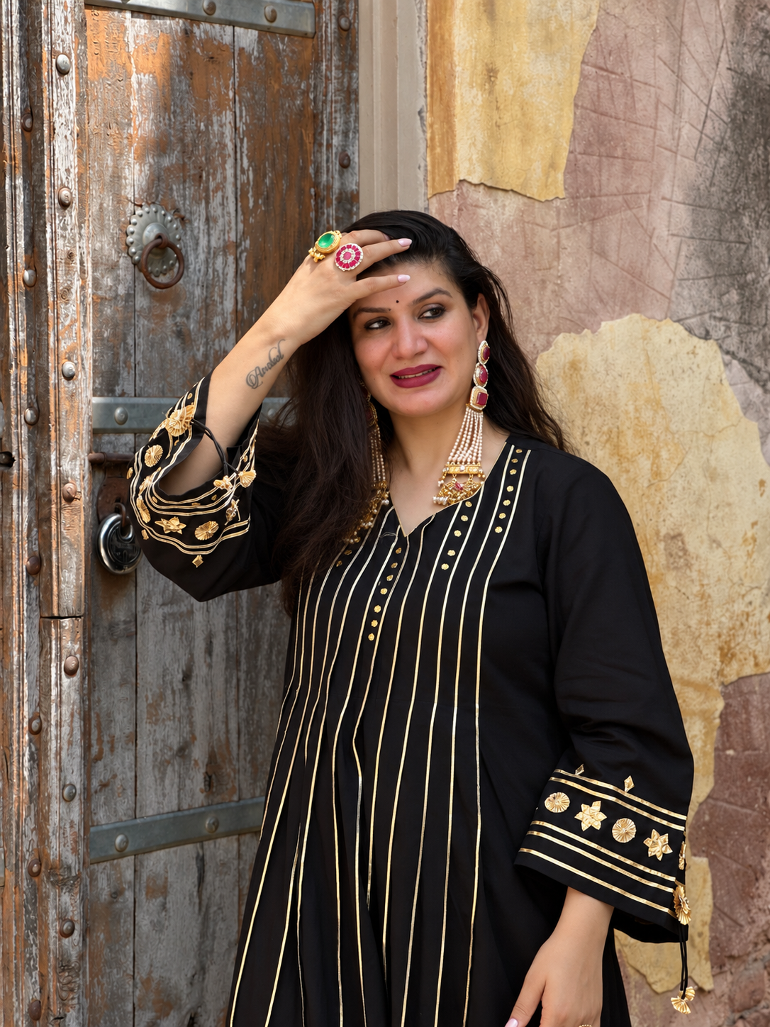 Seerat Black Kurta set