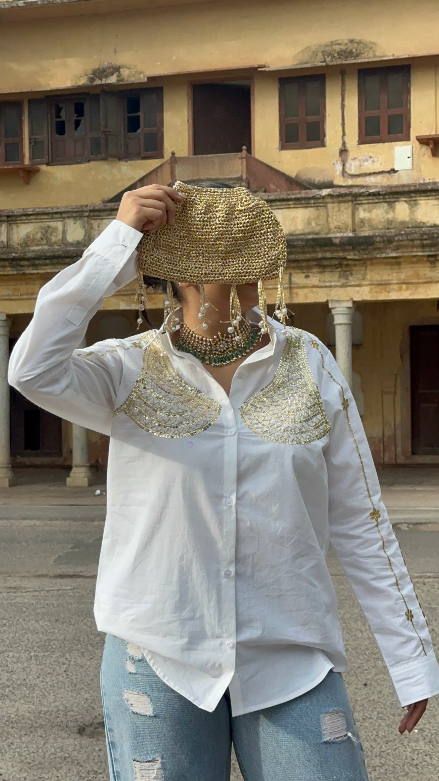 Aangi Handwork Shirt