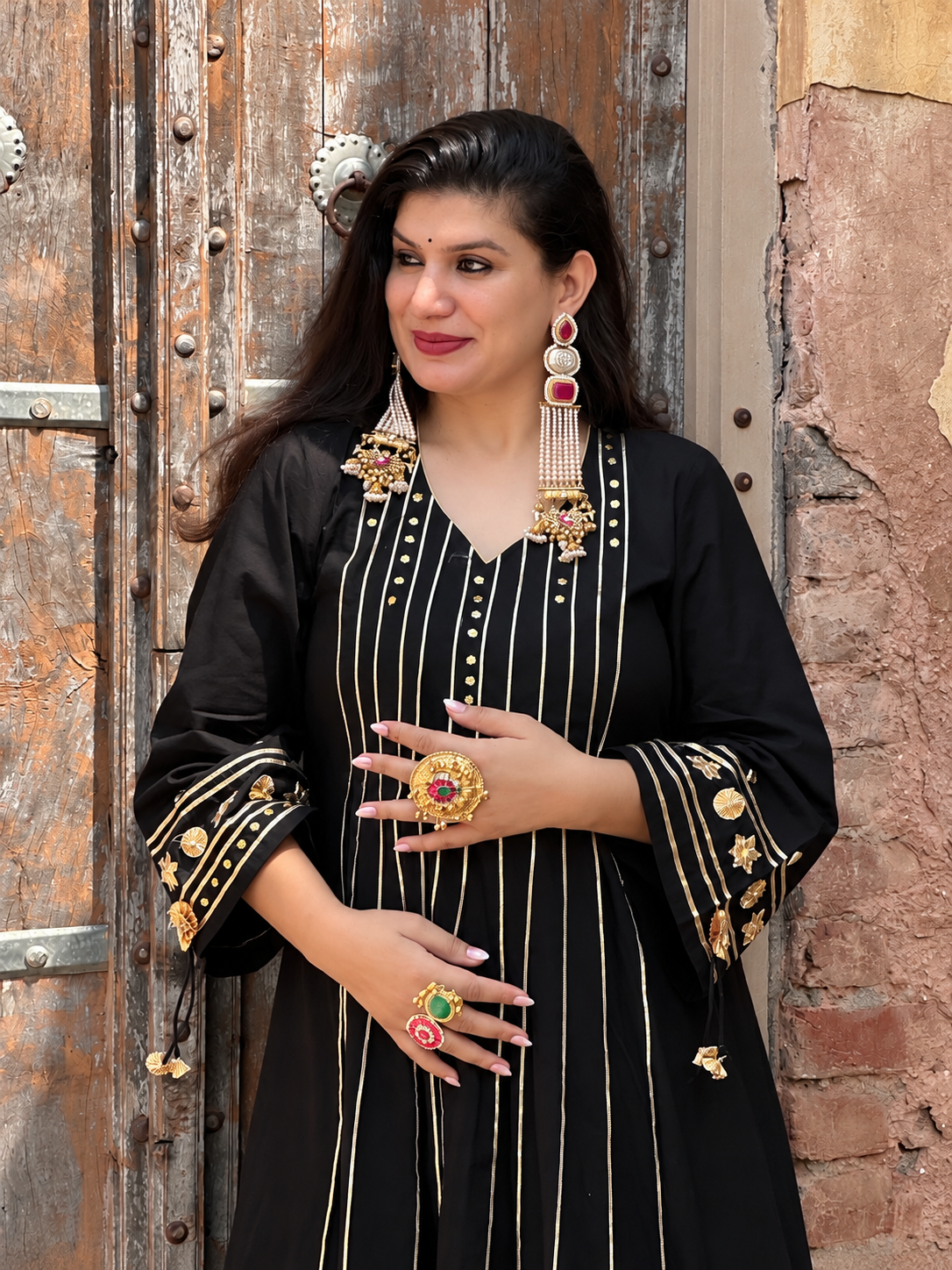Seerat Black Kurta set