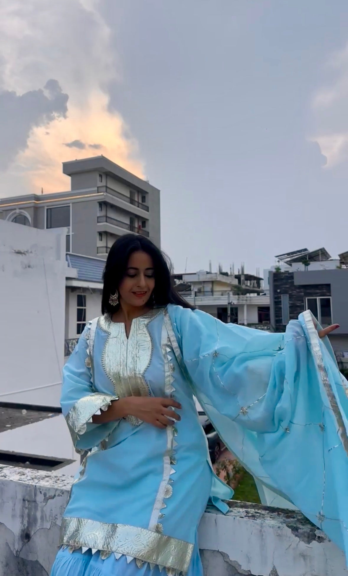 Sawan Gotta Work Sharara Set Of 3