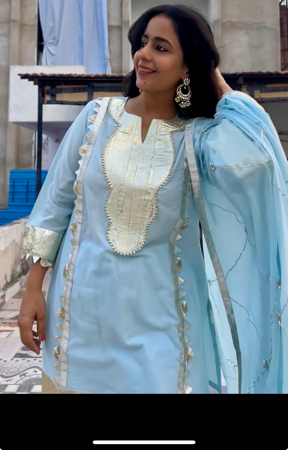 Sawan Gotta Work Sharara Set Of 3