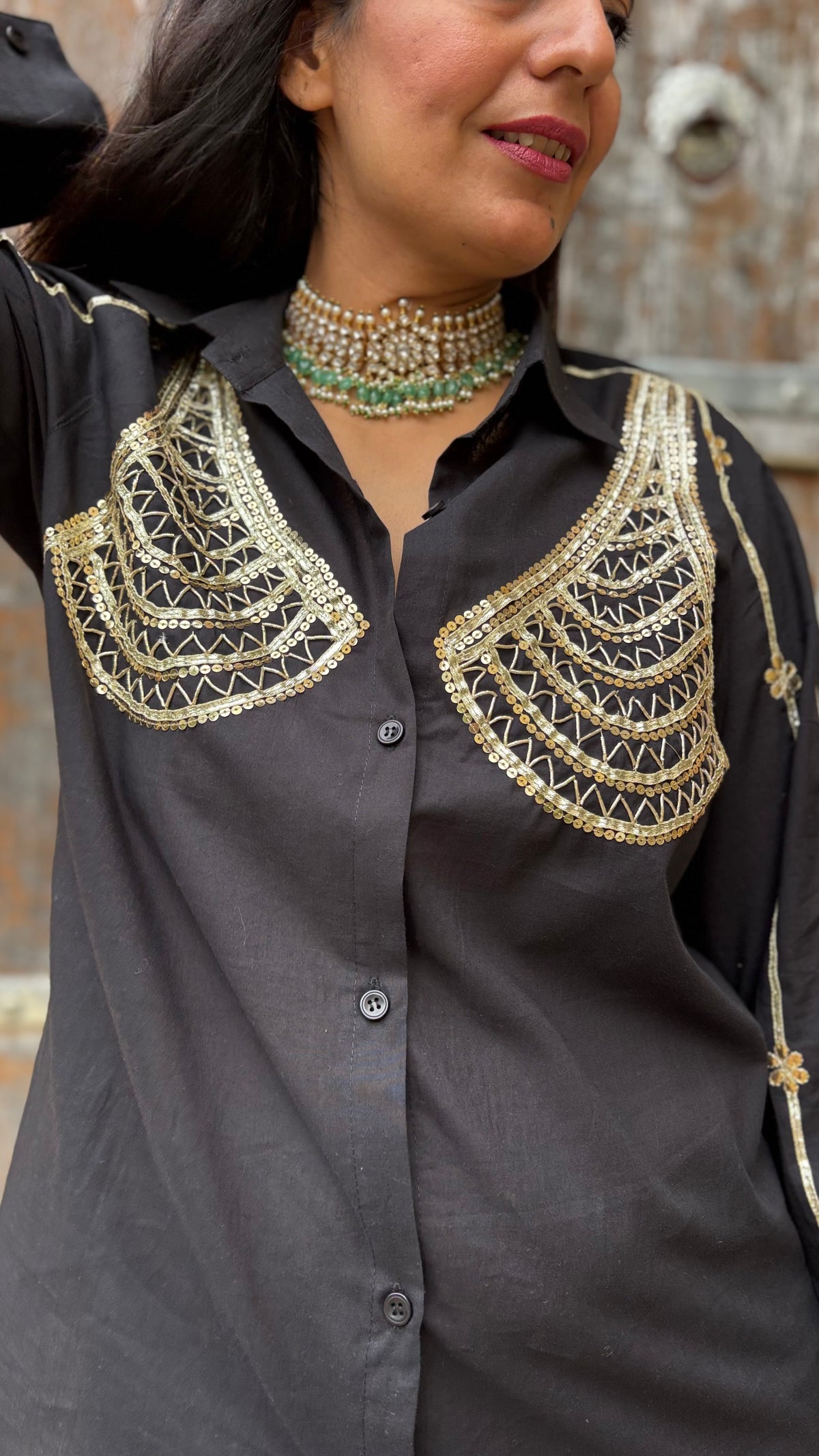 Aangi Shirt Black