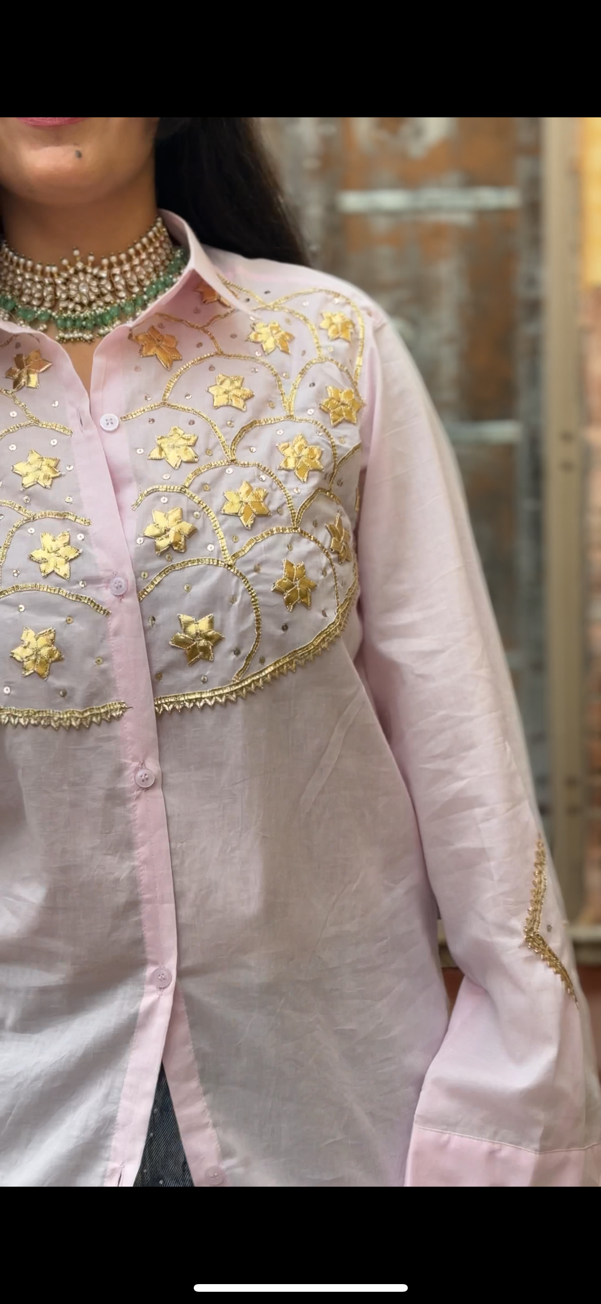 Gulabi Gota Shirt