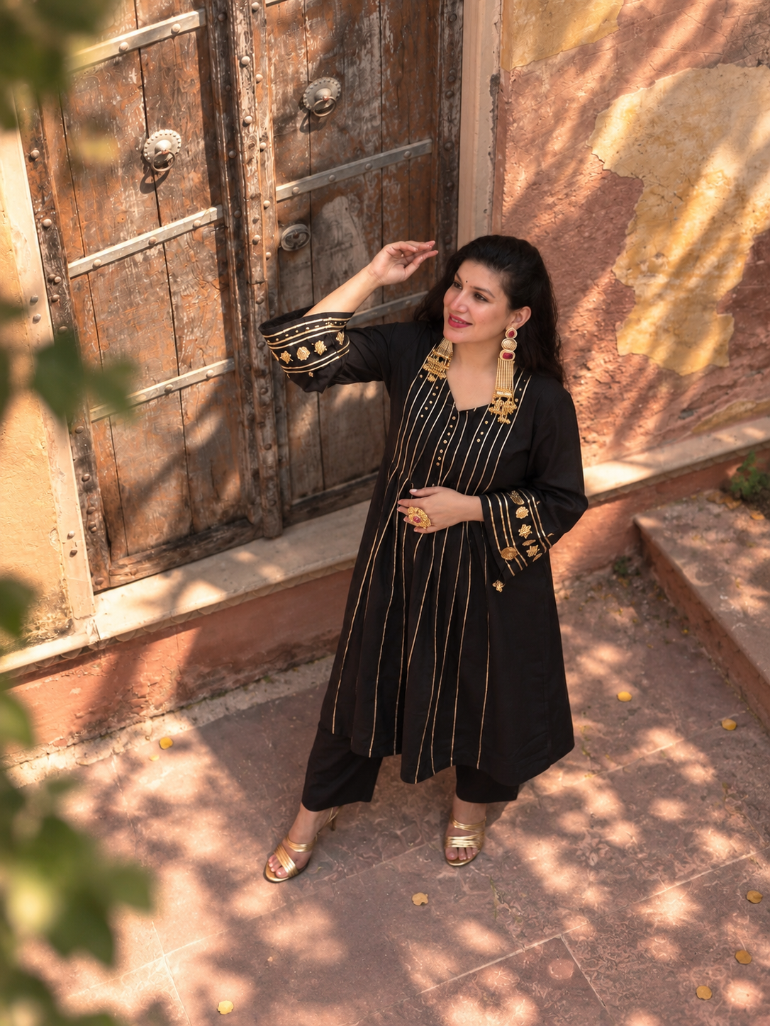 Seerat Black Kurta set