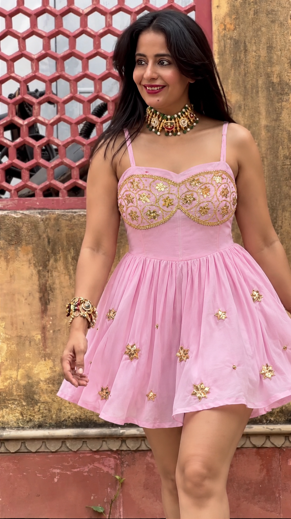 Gulabi Gotta Work Corset Dress