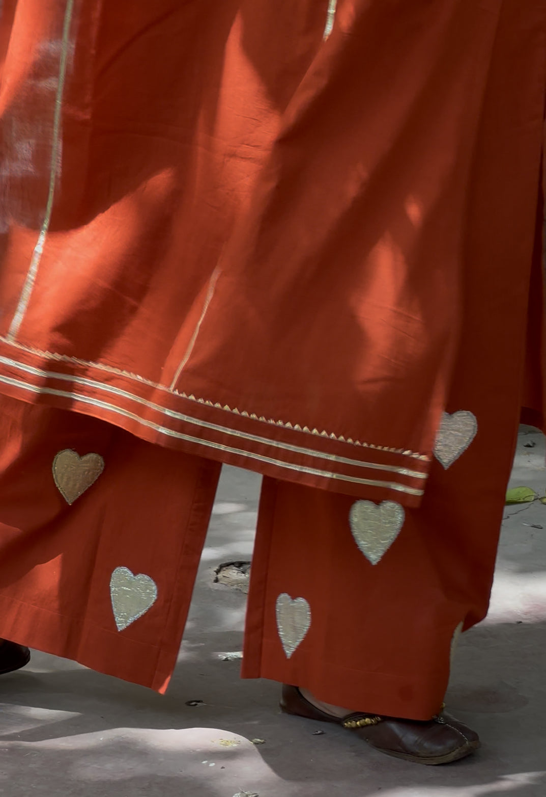 Gotta Heart Patchwork Kurta Set