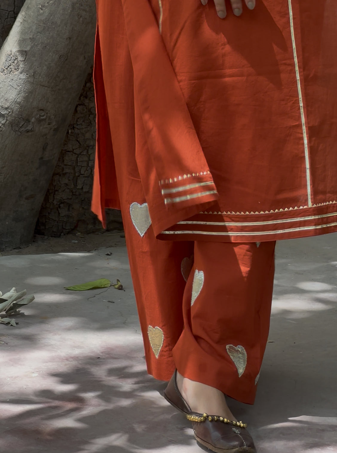 Gotta Heart Patchwork Kurta Set