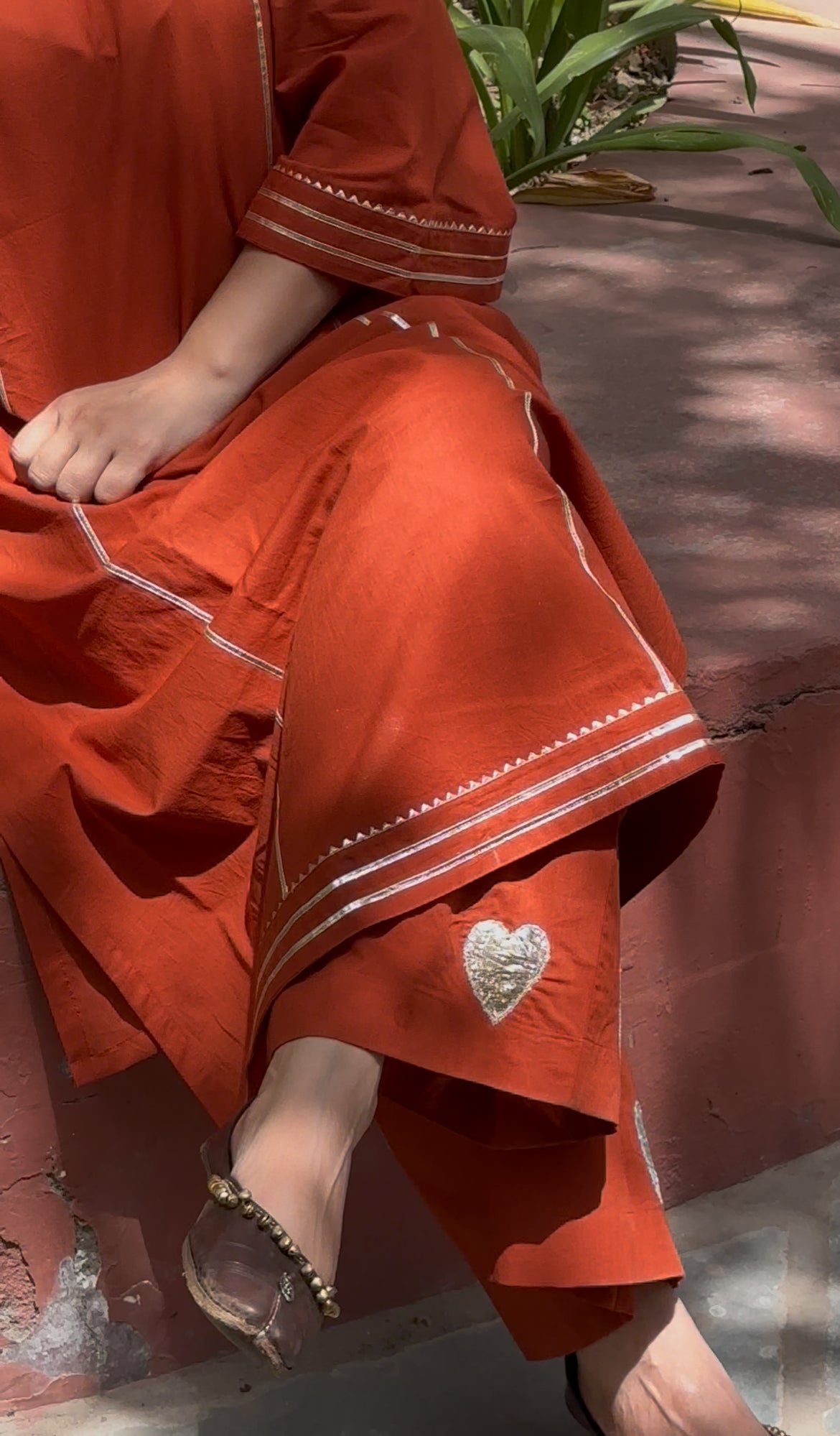 Gotta Heart Patchwork Kurta Set