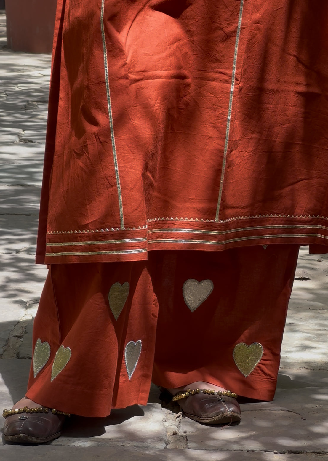 Gotta Heart Patchwork Kurta Set