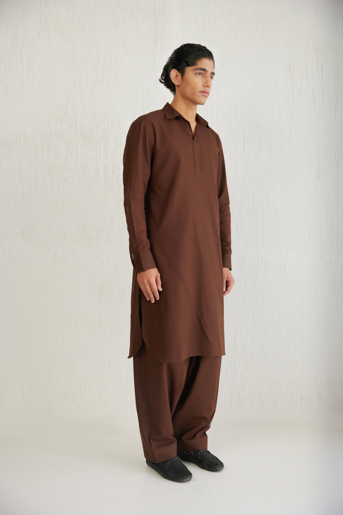 Brown Pathani suit