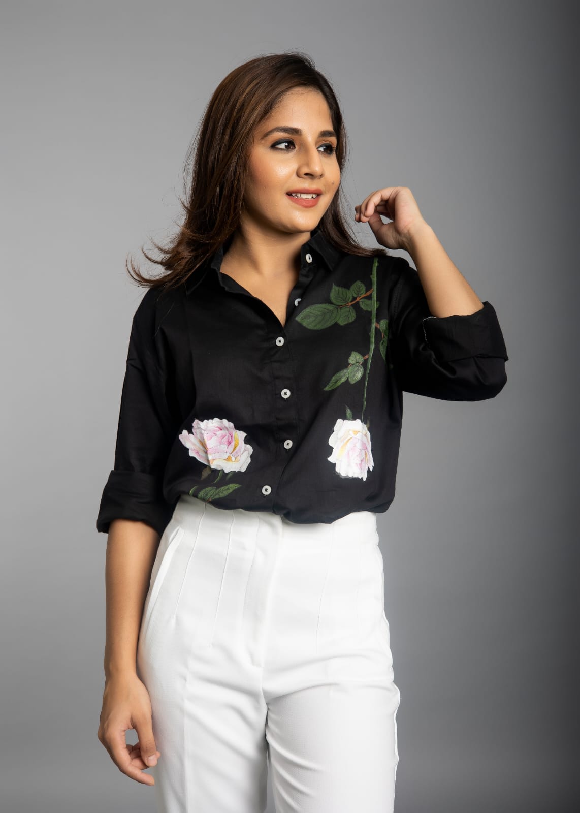 Rose Shirt Women