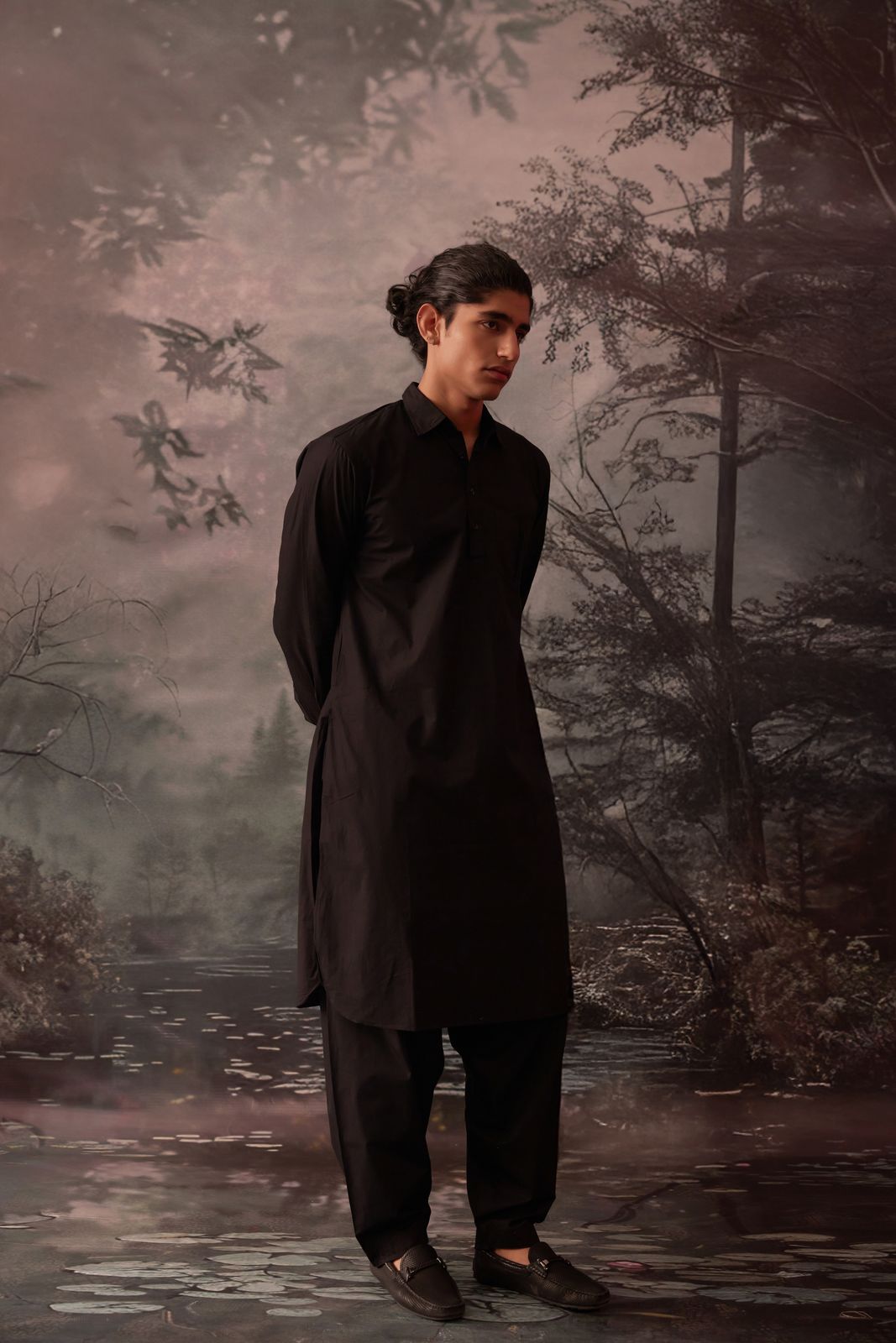 Black Pathani Suit