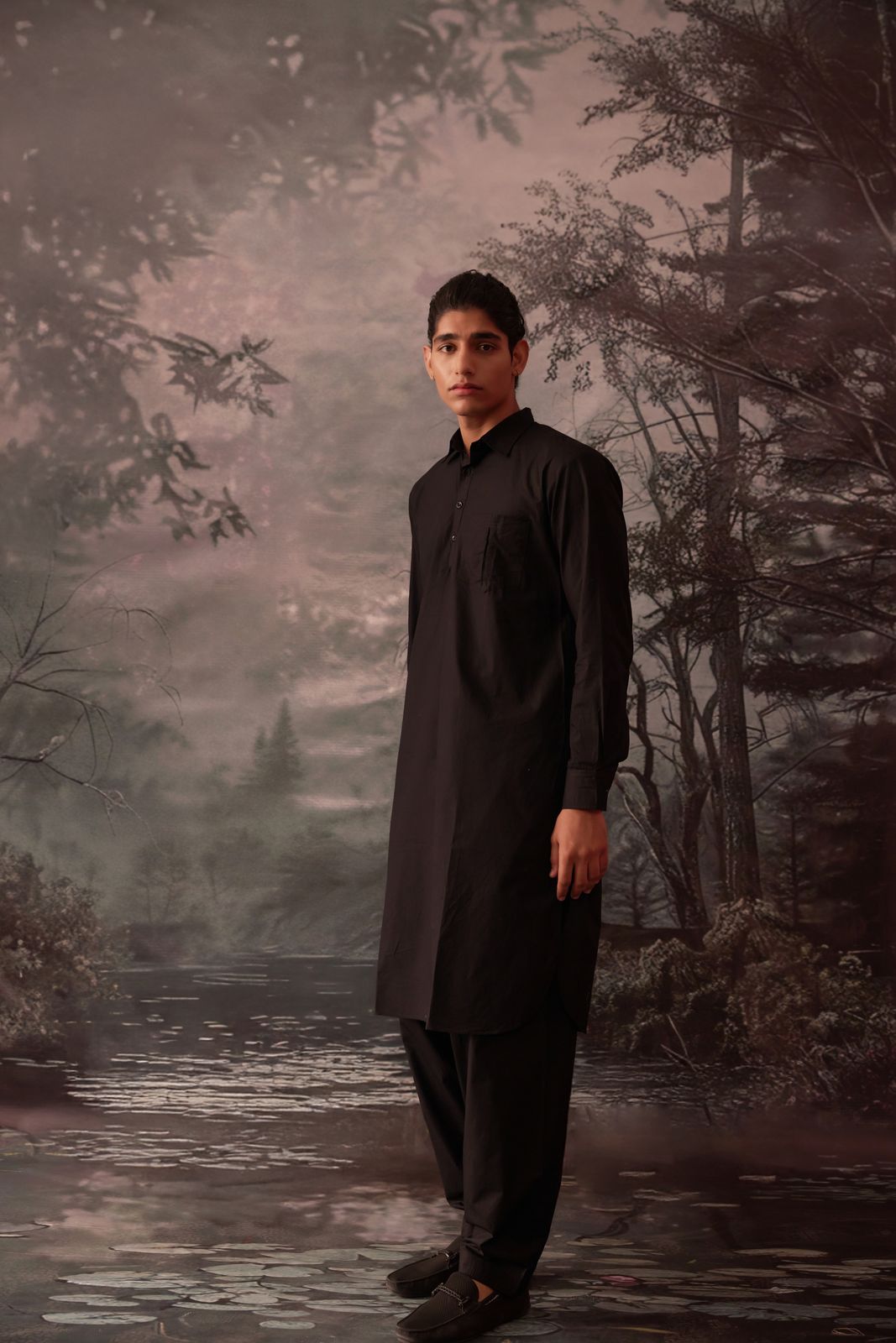 Black Pathani Suit