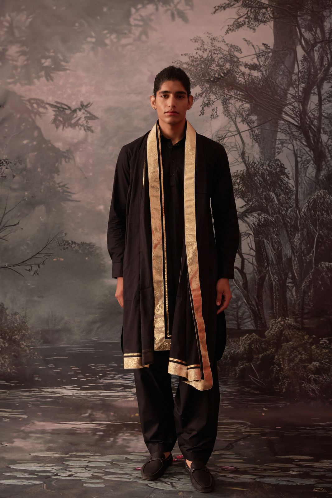 Black Pathani Suit