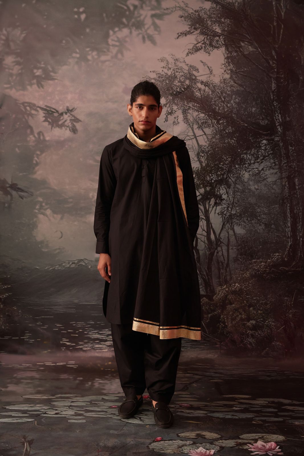 Black Pathani Suit