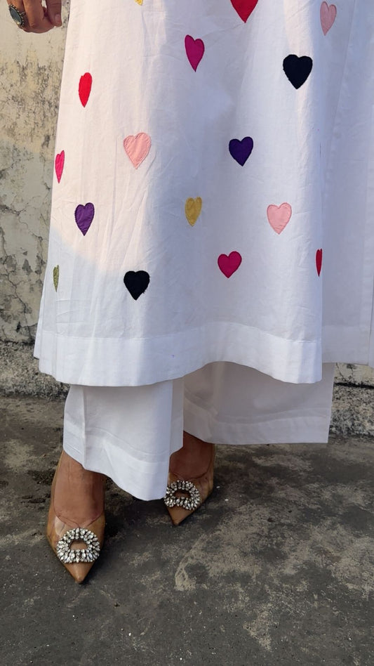 Dil Patchwork Kurta Set