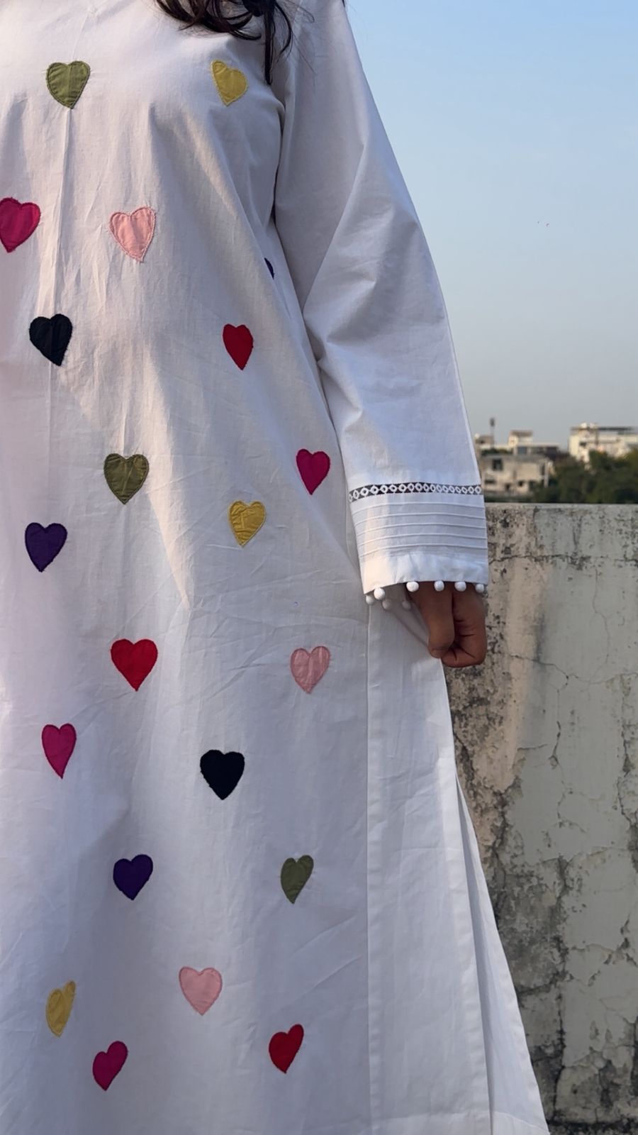 Dil Patchwork Kurta Set
