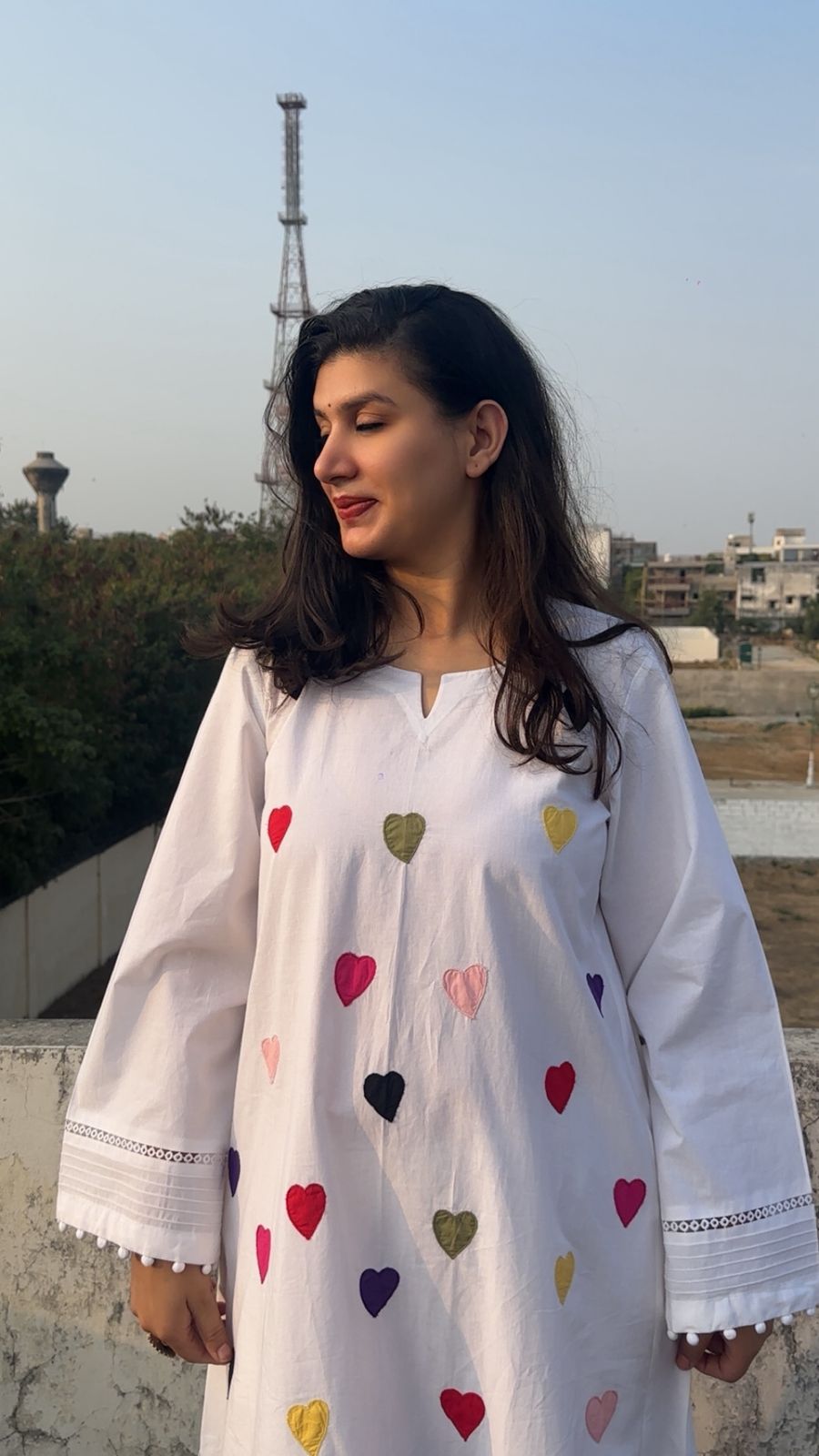 Dil Patchwork Kurta Set