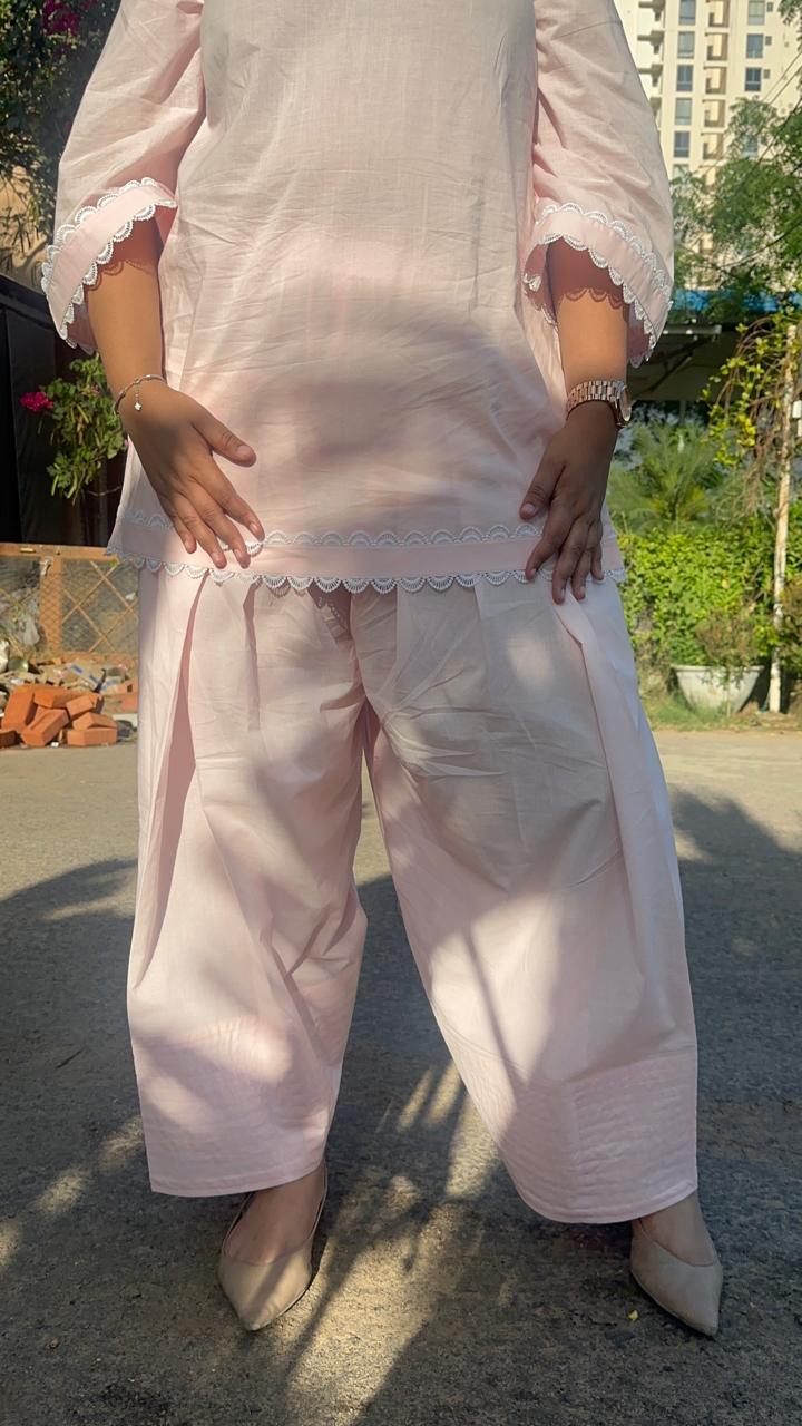 Pink Farsi Salwar Kurta set