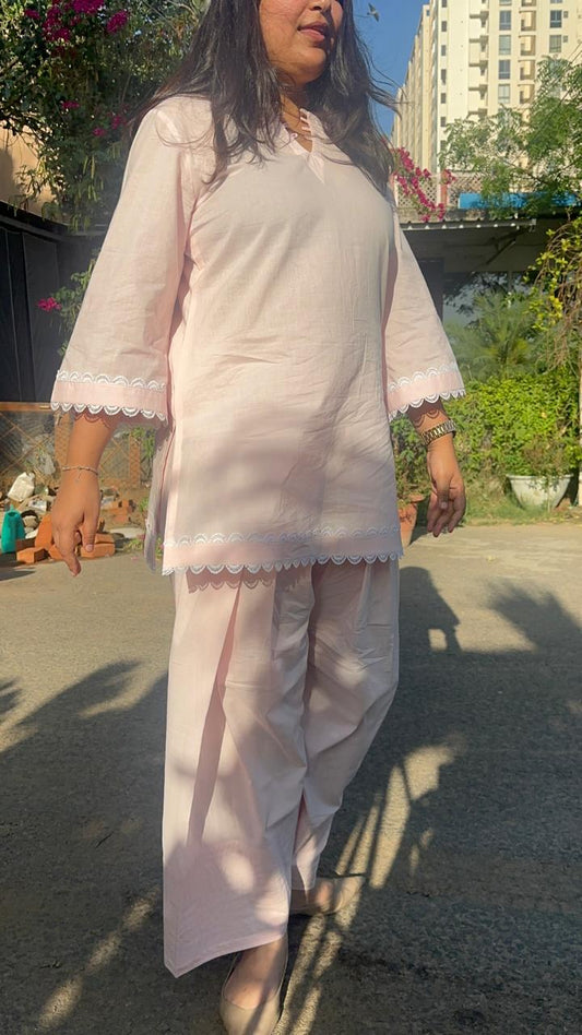 Pink Farsi Salwar Kurta set