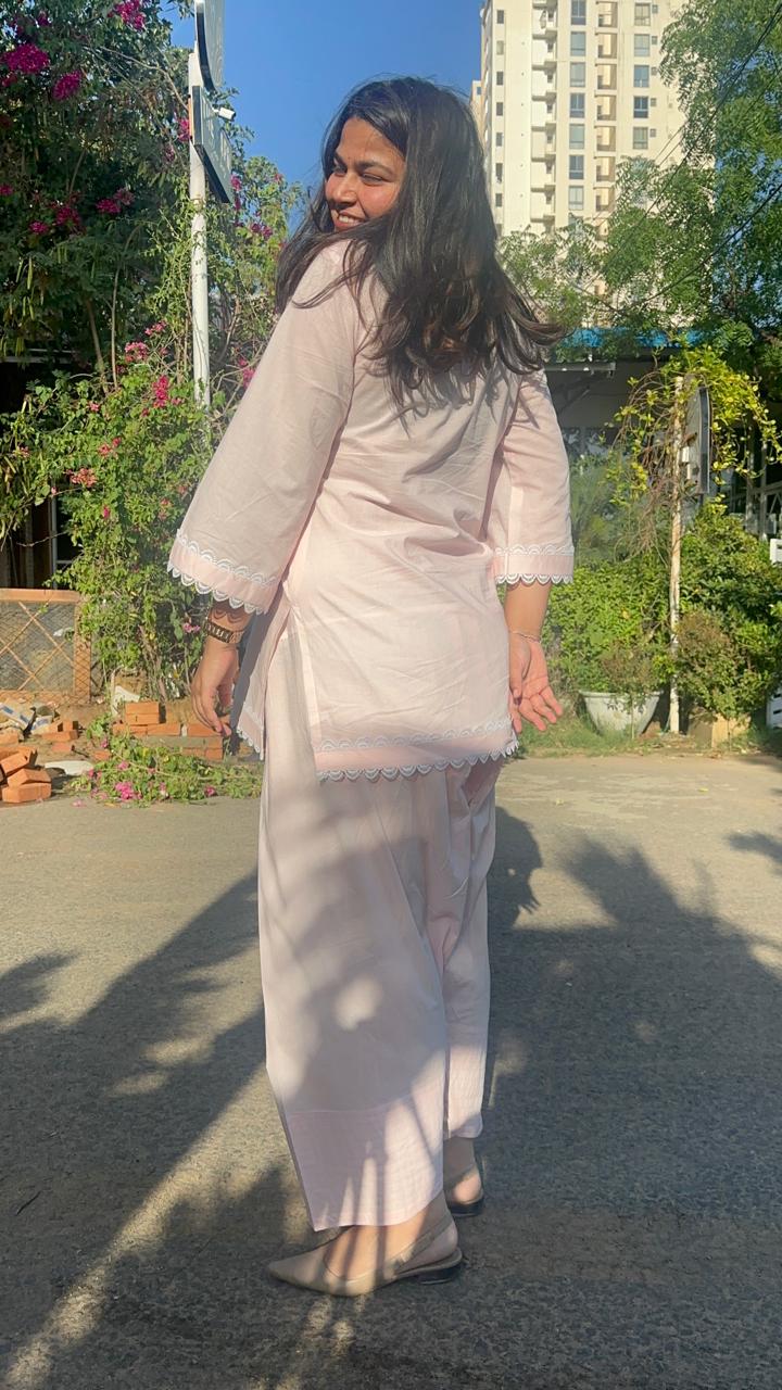 Pink Farsi Salwar Kurta set