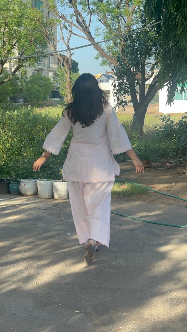 Pink Farsi Salwar Kurta set